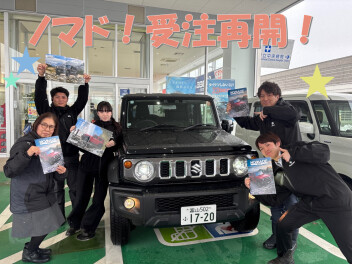 大人気のジムニーノマド！！ついに受注再開！！！！！